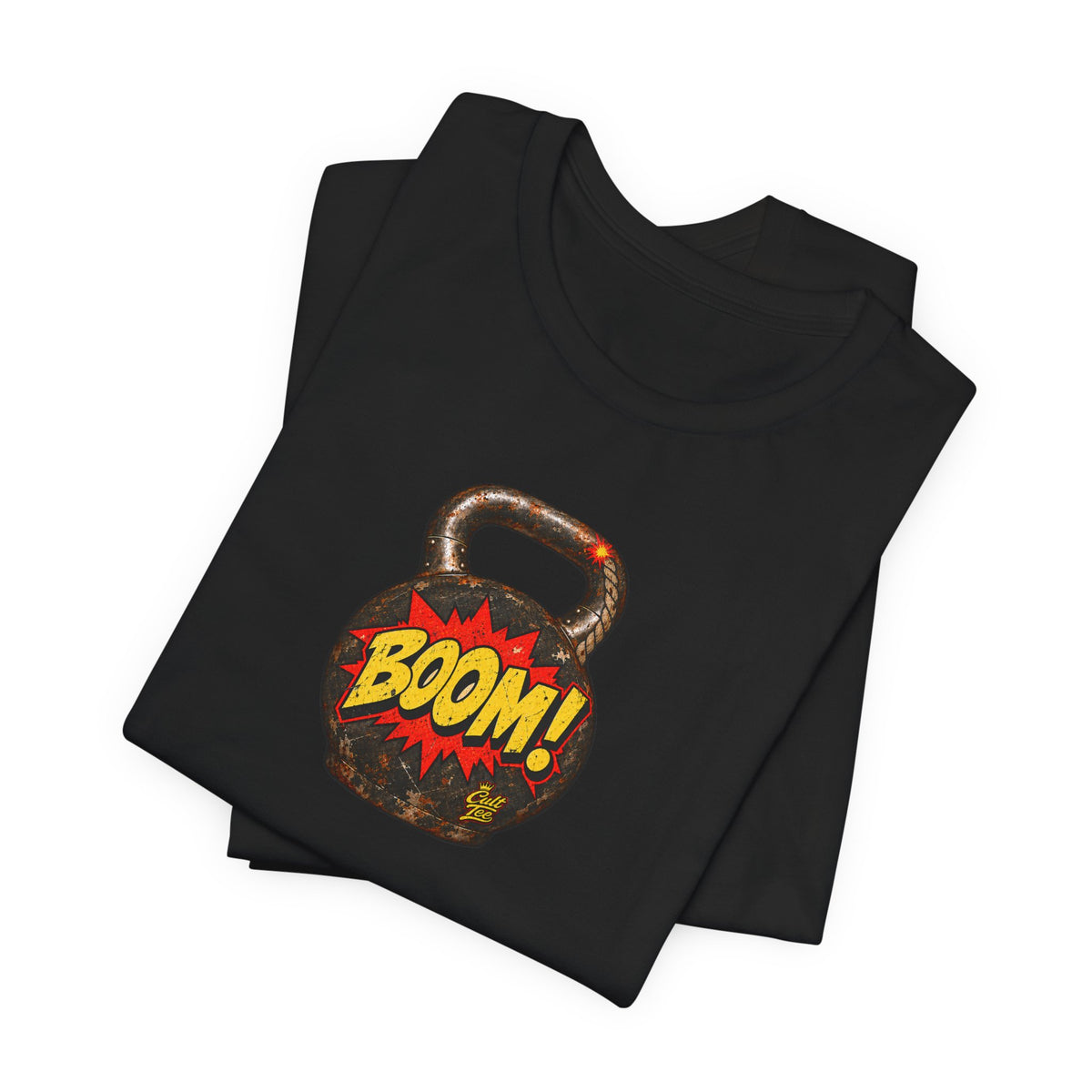 Kettlebell 'BOOM!' - Unisex Graphic T-Shirt