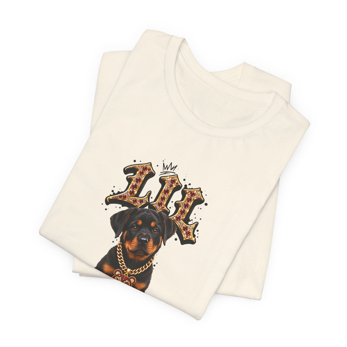 Rottweiler Puppy ‘Lil Monster’  Tee — Unisex Graphic T-Shirt