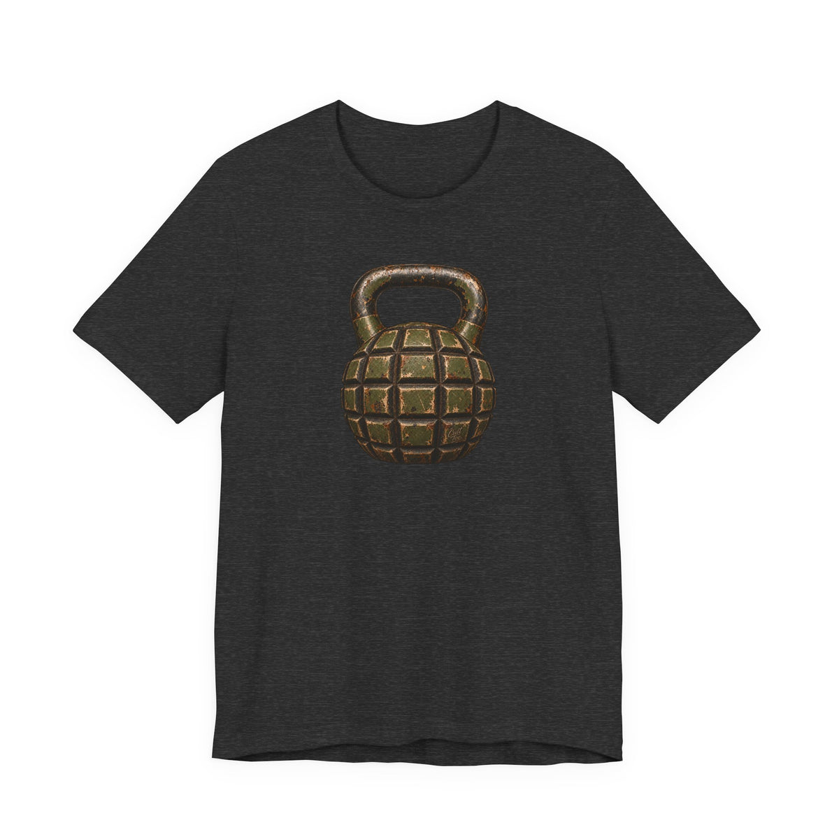 Kettlebell Grenade Graphic T-Shirt – Unisex T-Shirt