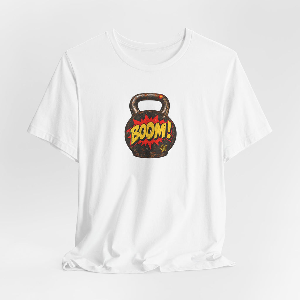 Kettlebell 'BOOM!' - Unisex Graphic T-Shirt