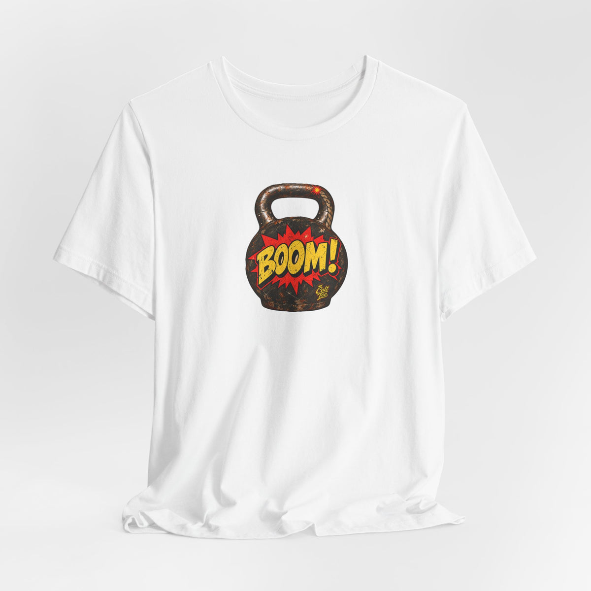 Kettlebell 'BOOM!' - Unisex Graphic T-Shirt