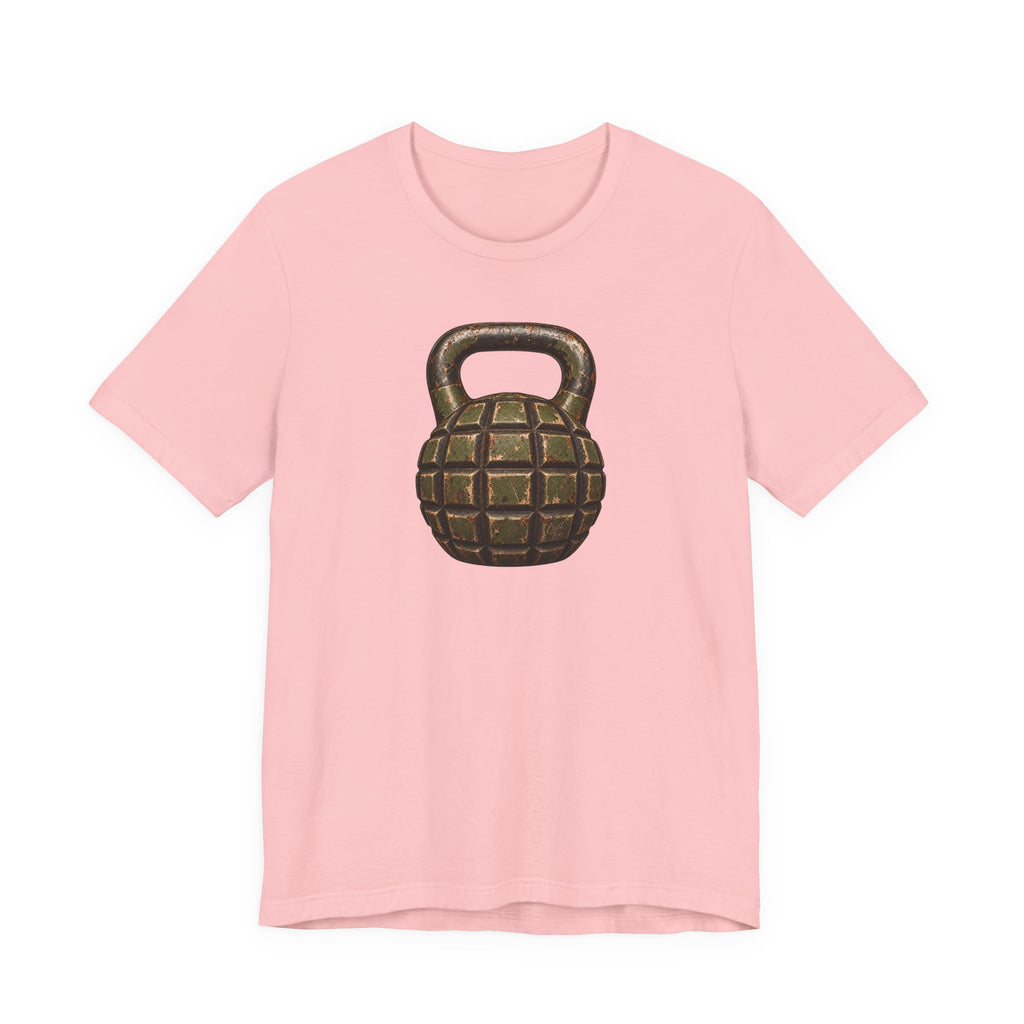 Kettlebell Grenade Graphic T-Shirt – Unisex T-Shirt