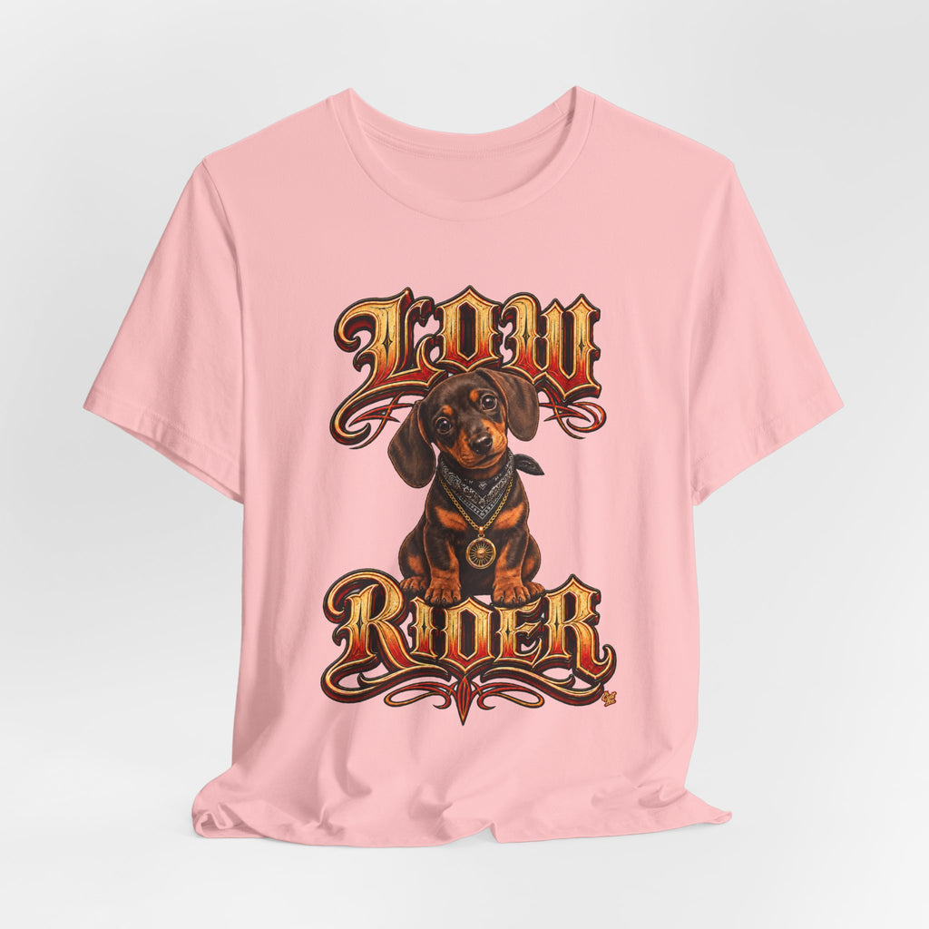 Dachshund 'Low Rider' Graphic Tee — Unisex Dog T-Shirt