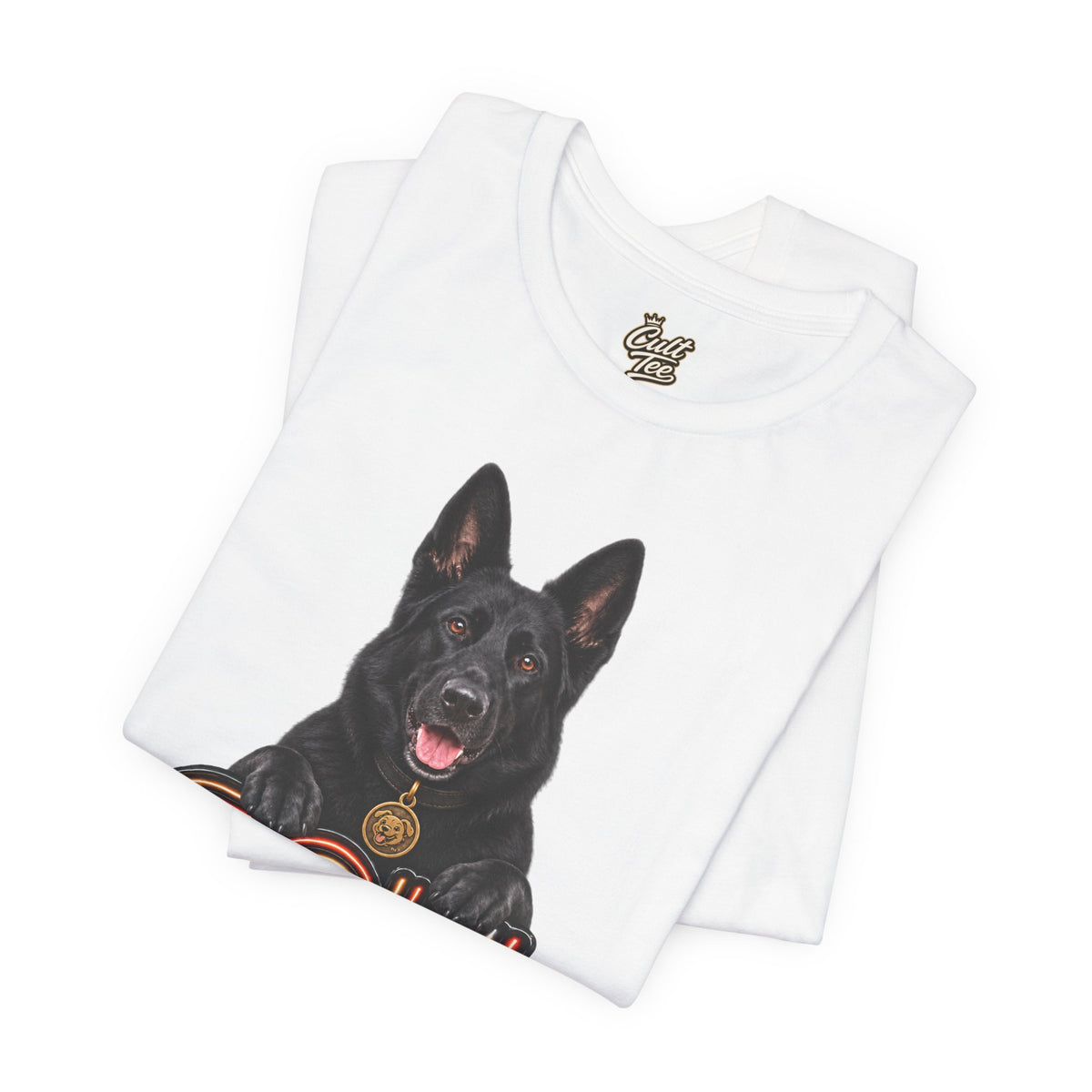 Soul Dog  Black German Shepherd T‑Shirt — Unisex Graphic Tee