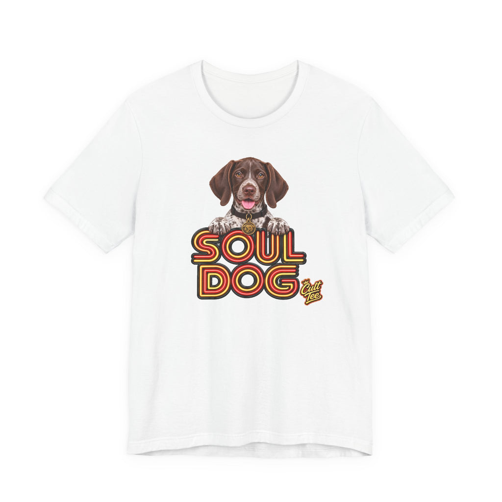 Soul Dog German Shorthaired Pointer Puppy — Unisex Graphic Dog Lover T-Shirt