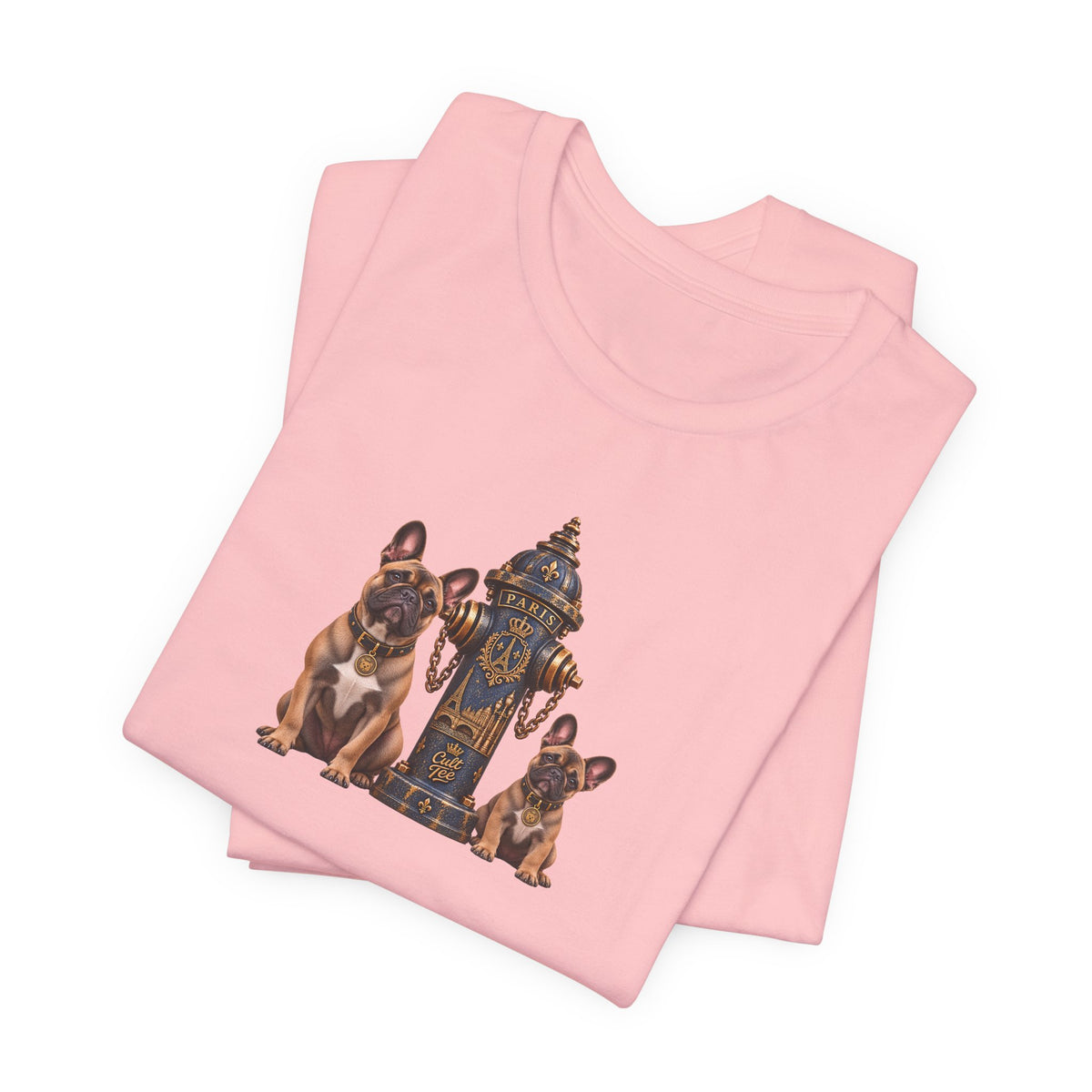 Paris Fire Hydrant —  French Bulldog Unisex T-Shirt