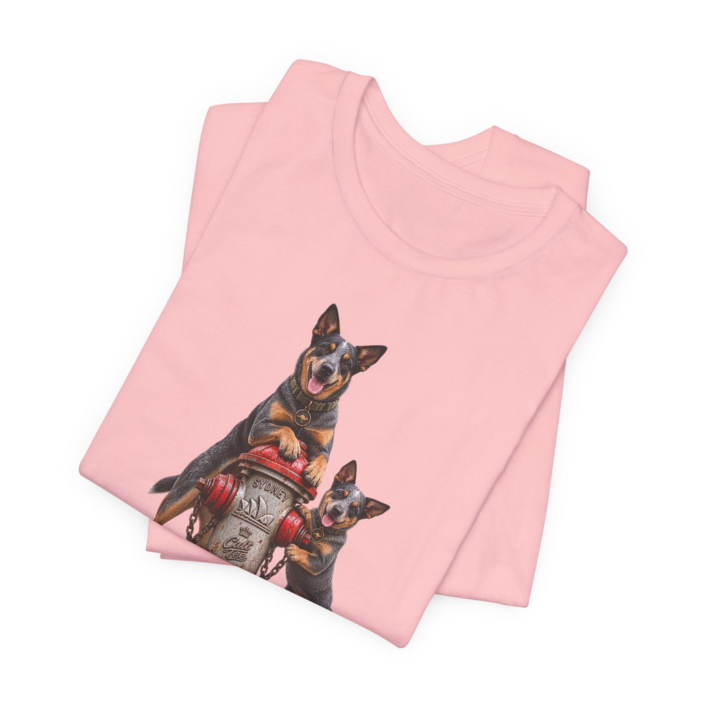 Sydney Fire Hydrant — Australian Cattle Dog Unisex Graphic T-Shirt