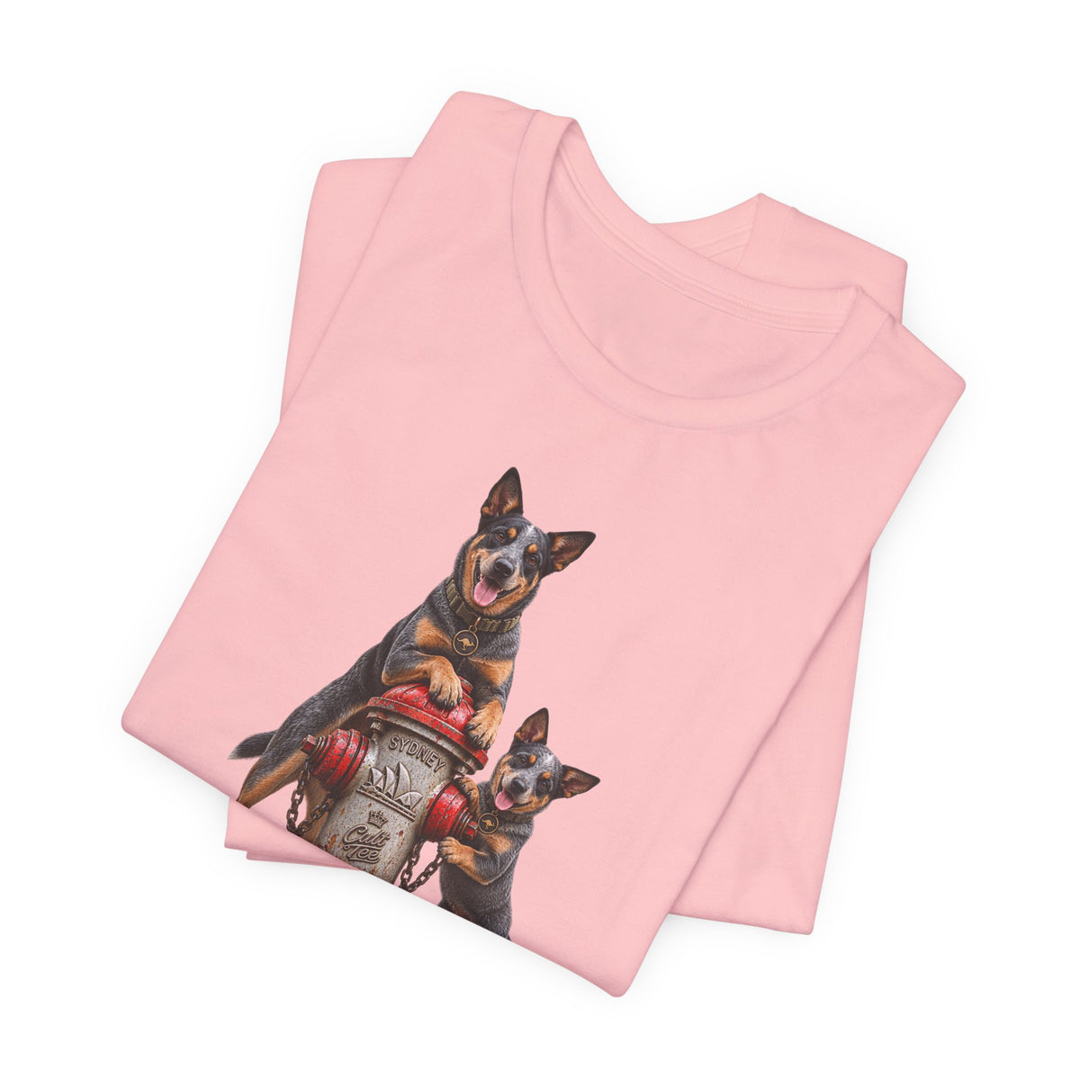 Sydney Fire Hydrant — Australian Cattle Dog Unisex Graphic T-Shirt
