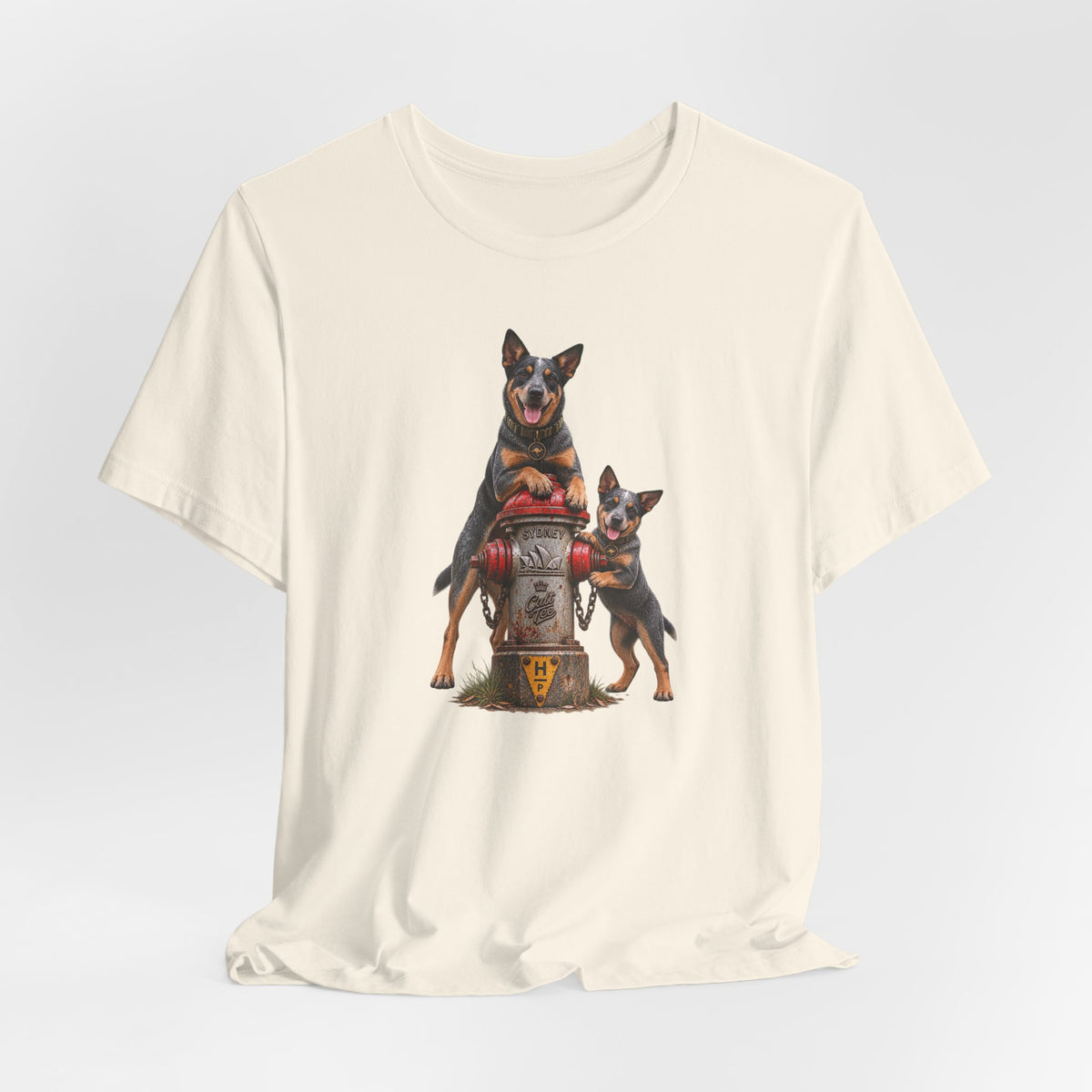 Sydney Fire Hydrant — Australian Cattle Dog Unisex Graphic T-Shirt