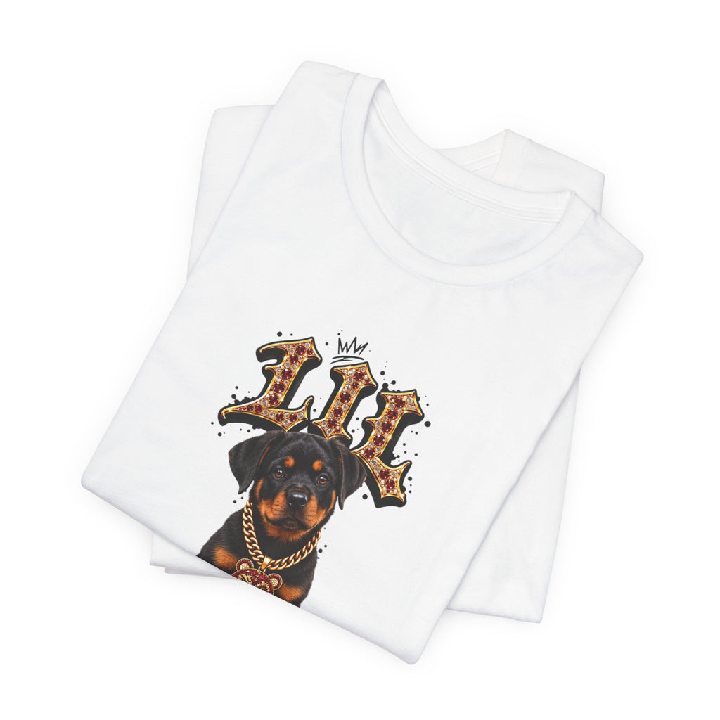 Rottweiler Puppy ‘Lil Monster’  Tee — Unisex Graphic T-Shirt