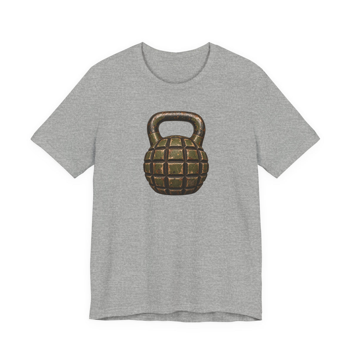 Kettlebell Grenade Graphic T-Shirt – Unisex T-Shirt