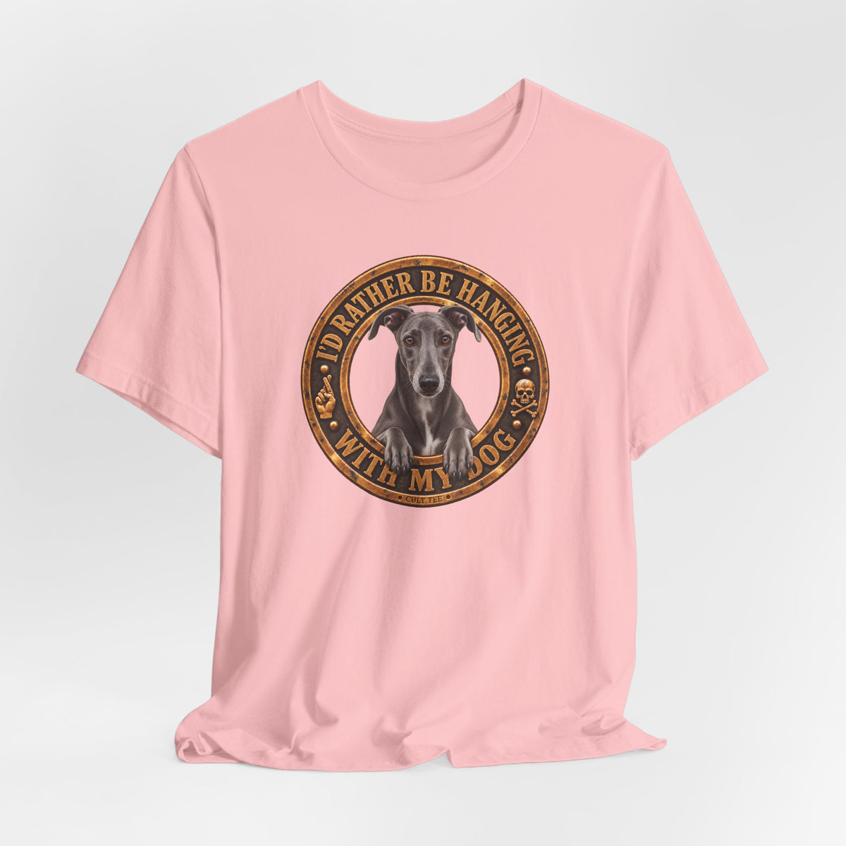 Greyhound 'I'd Rather Be With My Dog' - Unisex Graphic T-Shirt