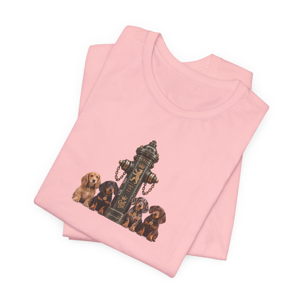 Berlin Fire Hydrant - Dachshund Unisex Softstyle T-Shirt