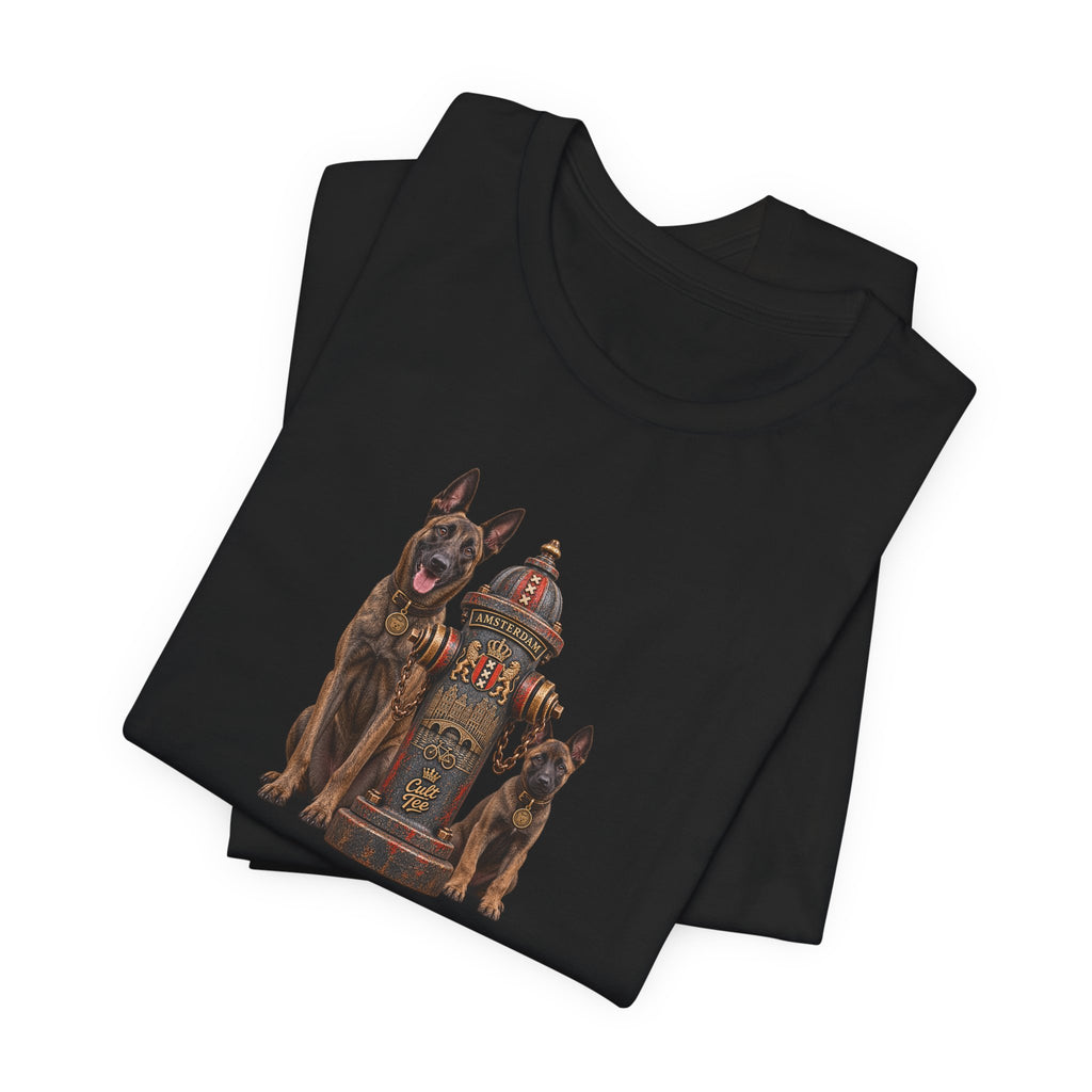 Amsterdam Fire Hydrant - Dutch Shepherd Unisex T-Shirt