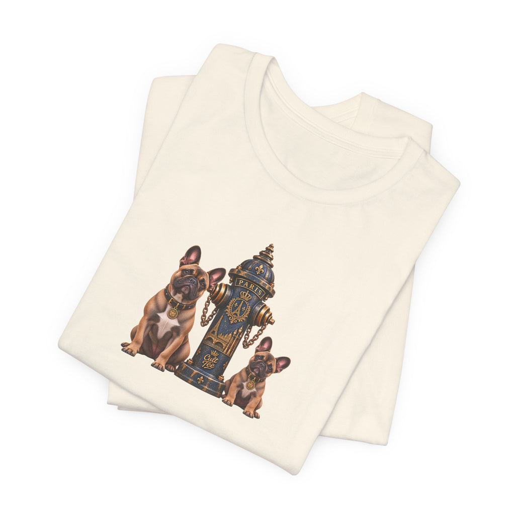Paris Fire Hydrant —  French Bulldog Unisex T-Shirt