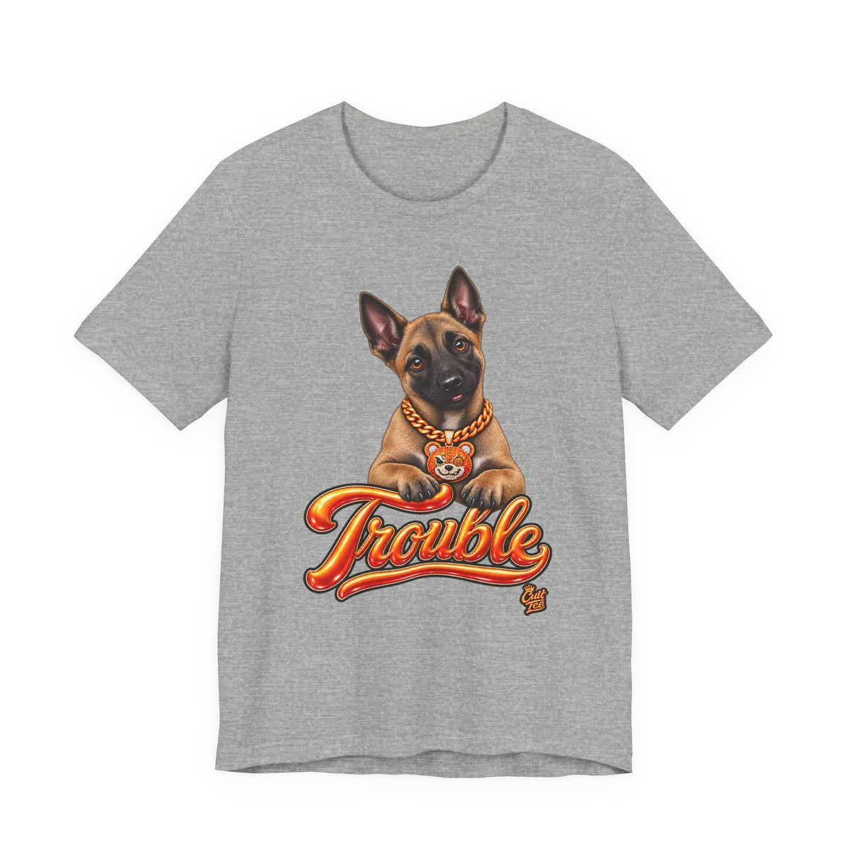 "Trouble" Belgian Malinois Tee - Unisex Graphic T-Shirt