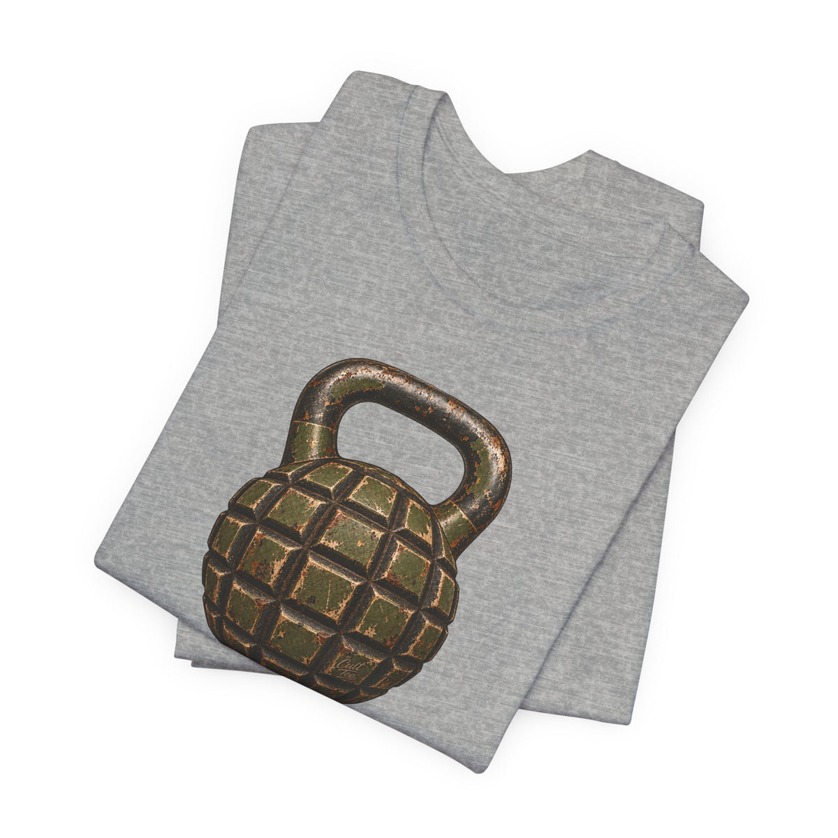 Kettlebell Grenade Graphic T-Shirt – Unisex T-Shirt