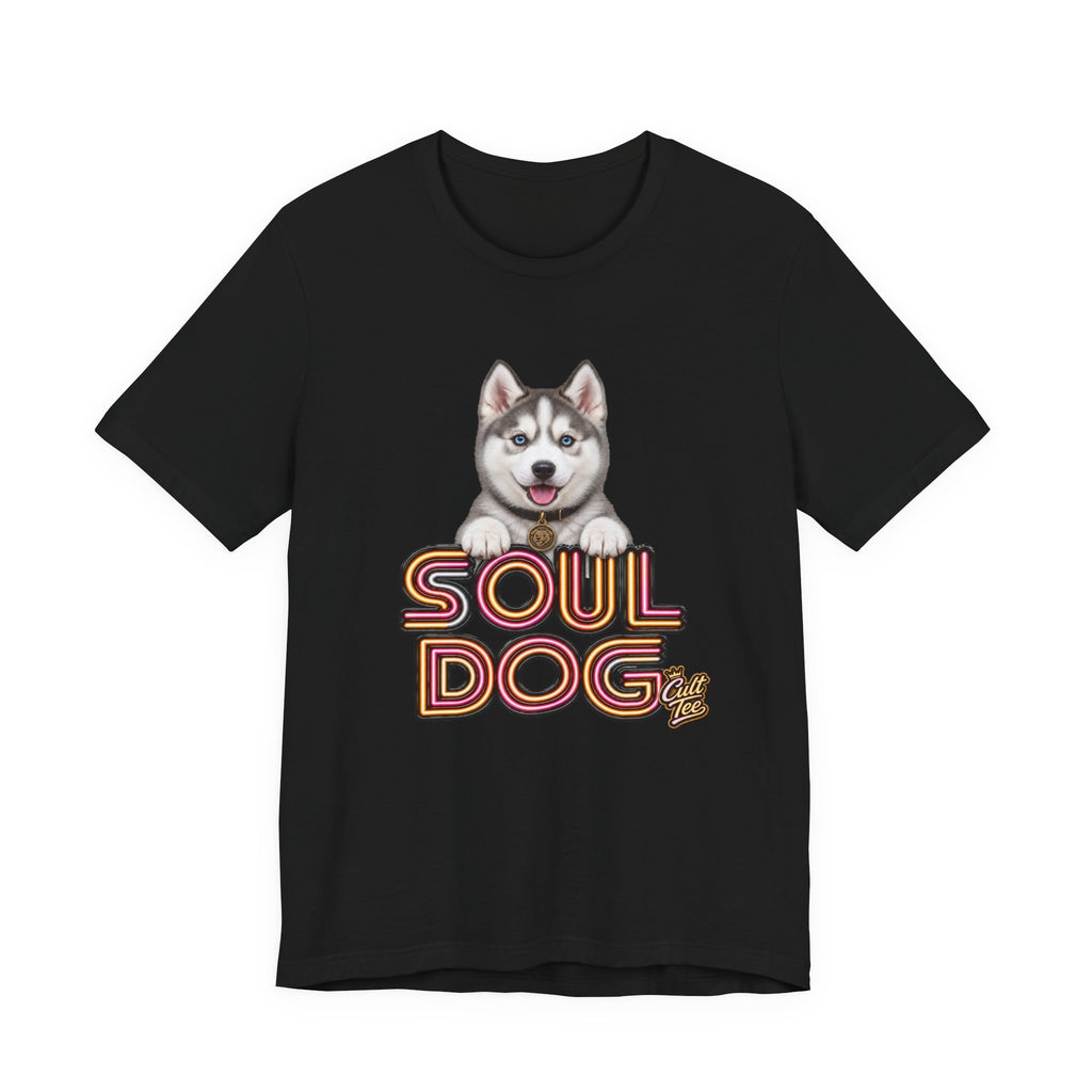 Soul Dog Husky Puppy — Unisex Graphic T-Shirt