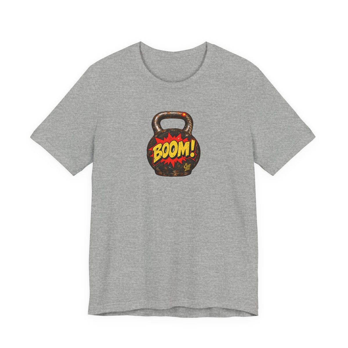 Kettlebell 'BOOM!' - Unisex Graphic T-Shirt