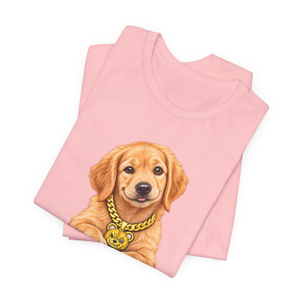 "Trouble Puppy" Golden Retriever Puppy T-Shirt — Unisex Graphic Tee