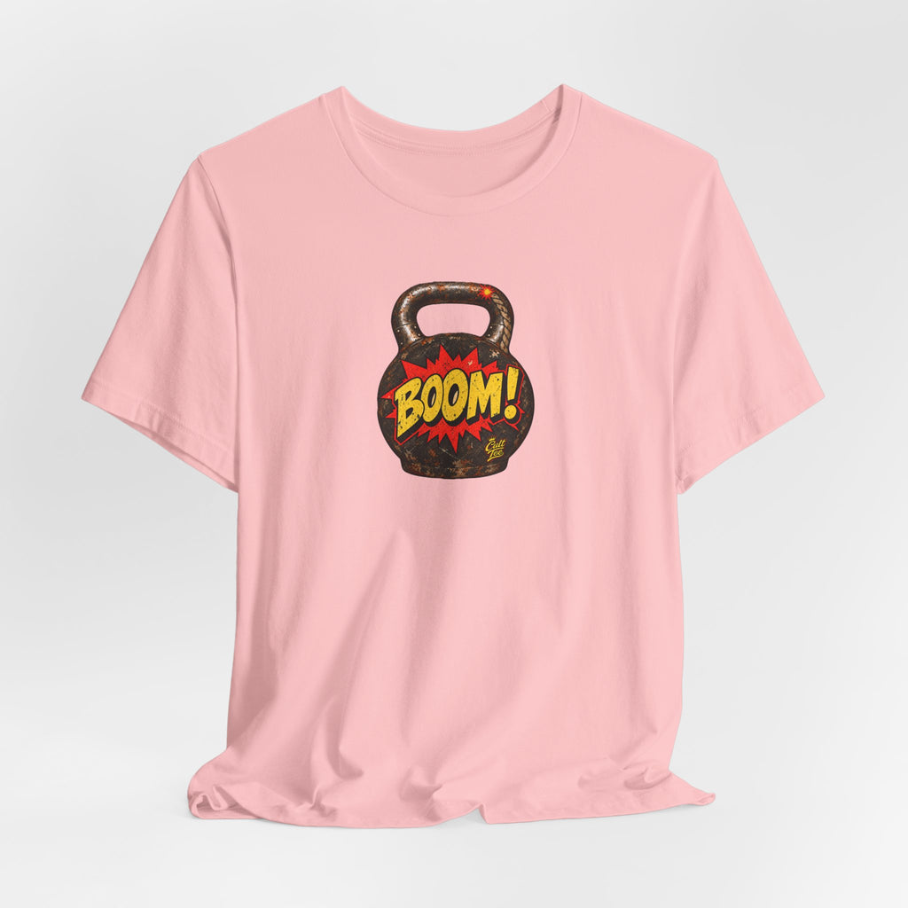 Kettlebell 'BOOM!' - Unisex Graphic T-Shirt