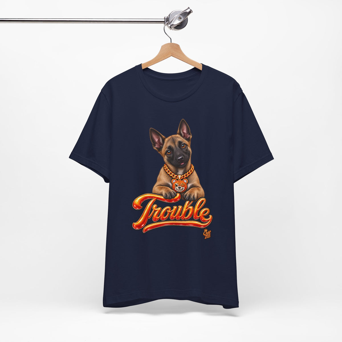 "Trouble" Belgian Malinois Tee - Unisex Graphic T-Shirt