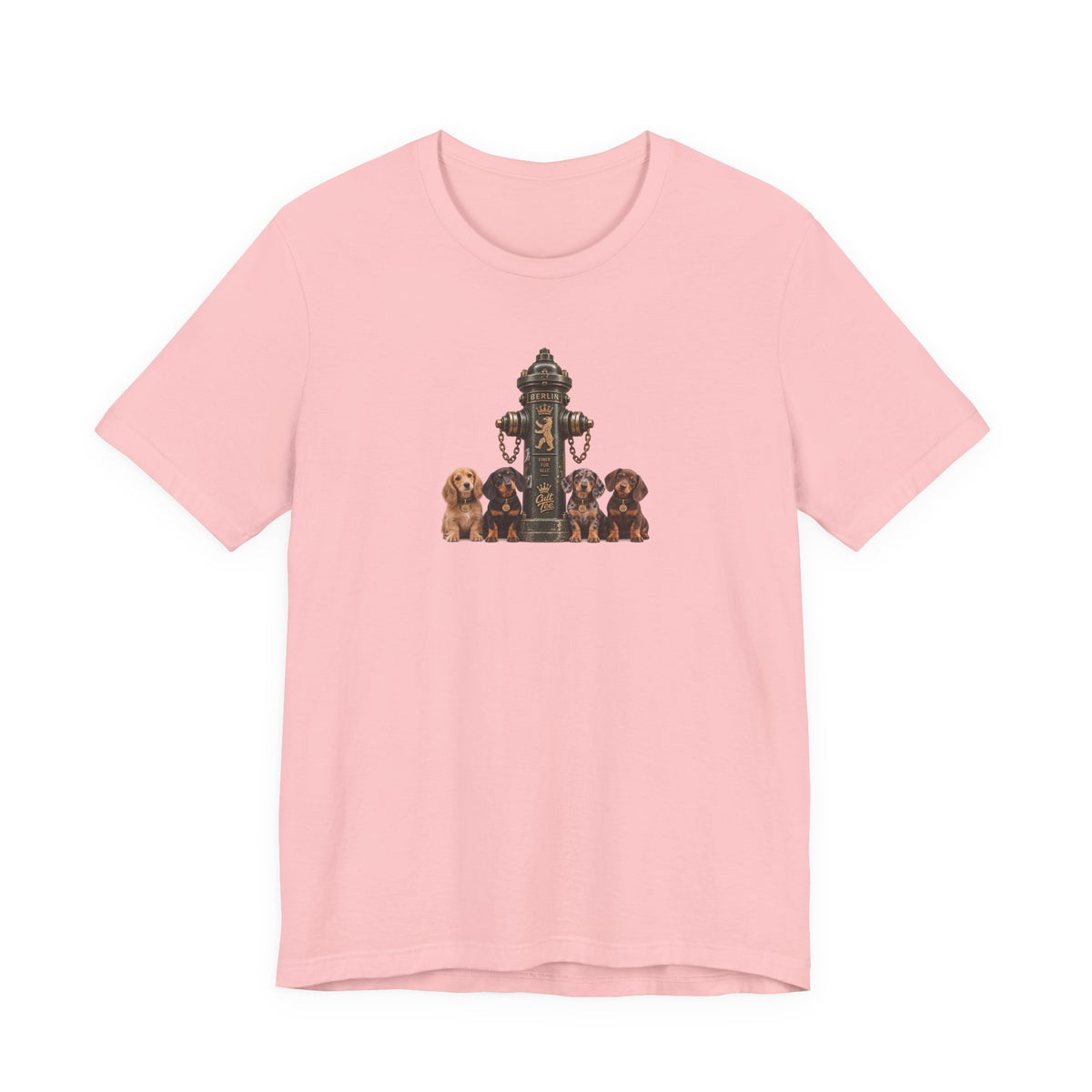 Berlin Fire Hydrant - Dachshund Unisex Softstyle T-Shirt