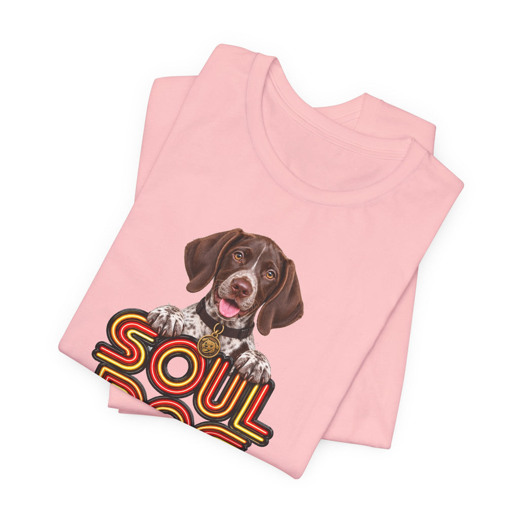 Soul Dog German Shorthaired Pointer Puppy — Unisex Graphic Dog Lover T-Shirt