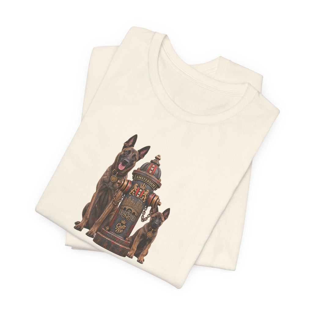 Amsterdam Fire Hydrant - Dutch Shepherd Unisex T-Shirt
