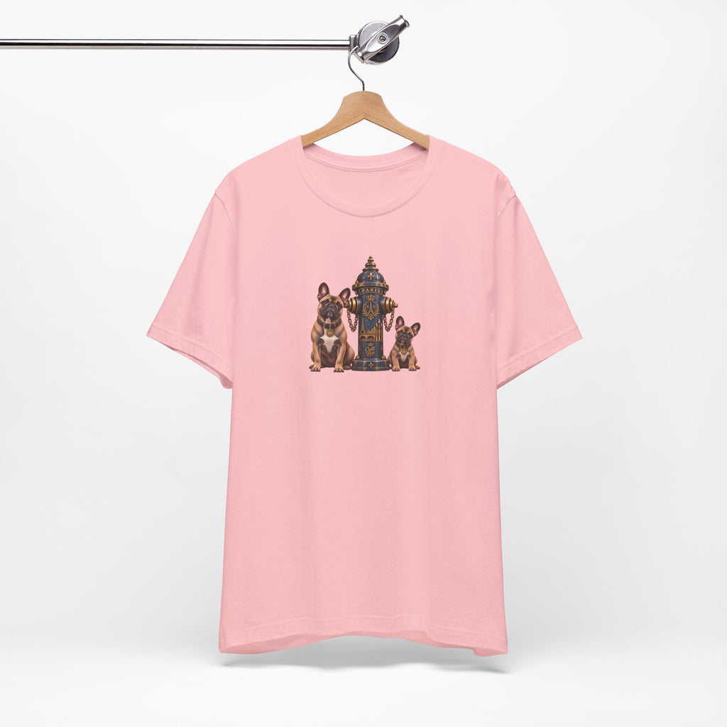 Paris Fire Hydrant —  French Bulldog Unisex T-Shirt