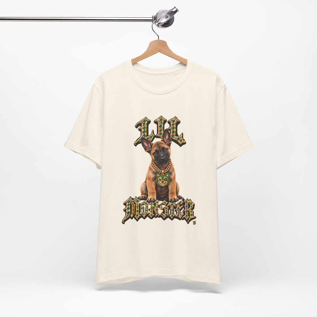 Malinois Puppy 'Lil Monster' T-Shirt — Unisex Graphic T-Shirt