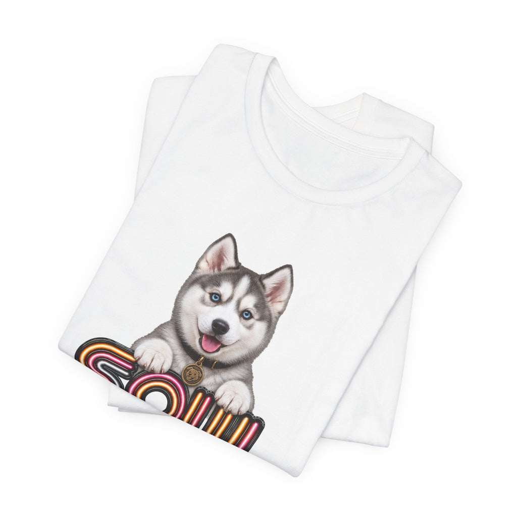 Soul Dog Husky Puppy — Unisex Graphic T-Shirt