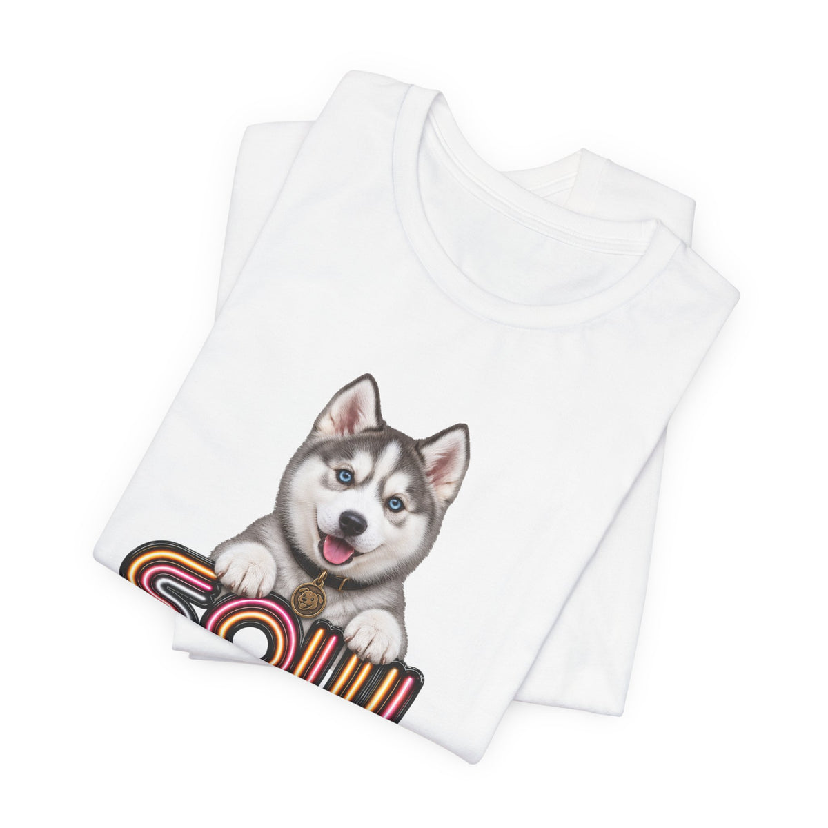 Soul Dog Husky Puppy — Unisex Graphic T-Shirt