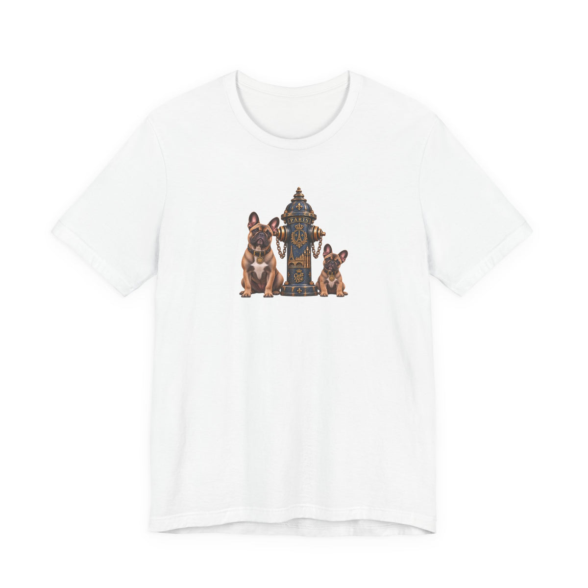 Paris Fire Hydrant —  French Bulldog Unisex T-Shirt