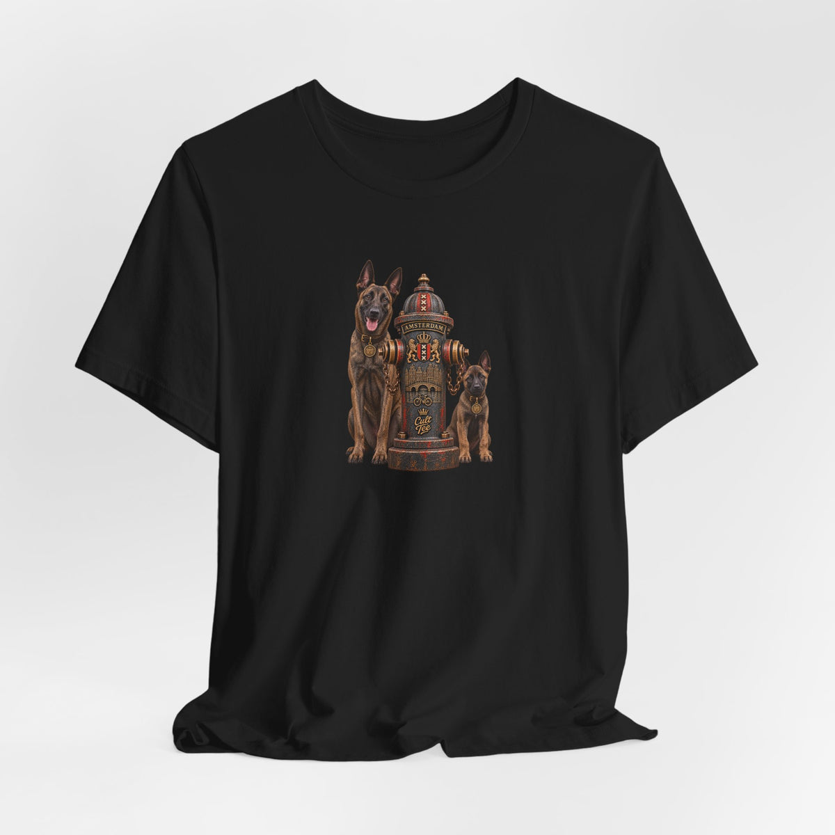 Amsterdam Fire Hydrant - Dutch Shepherd Unisex T-Shirt