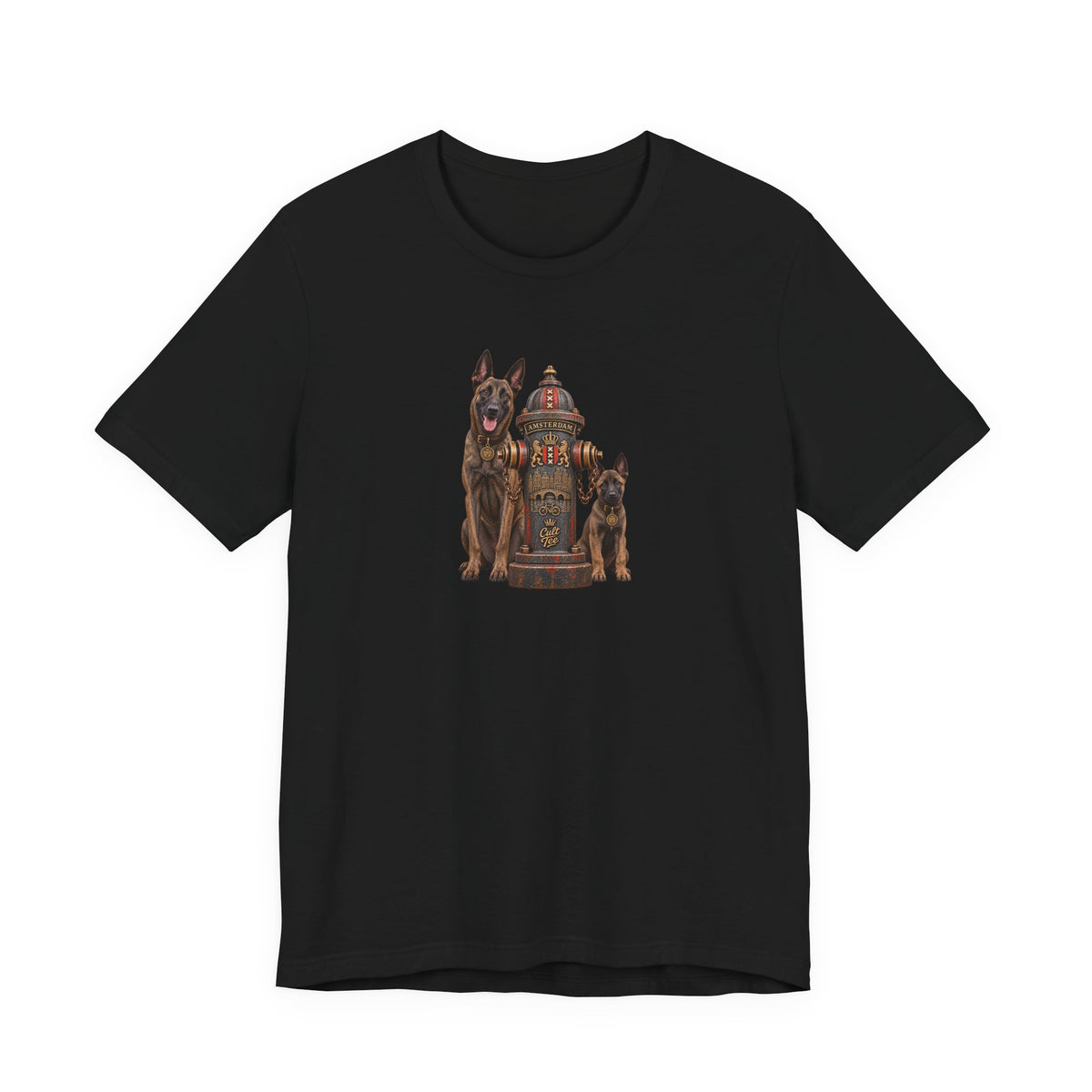 Amsterdam Fire Hydrant - Dutch Shepherd Unisex T-Shirt