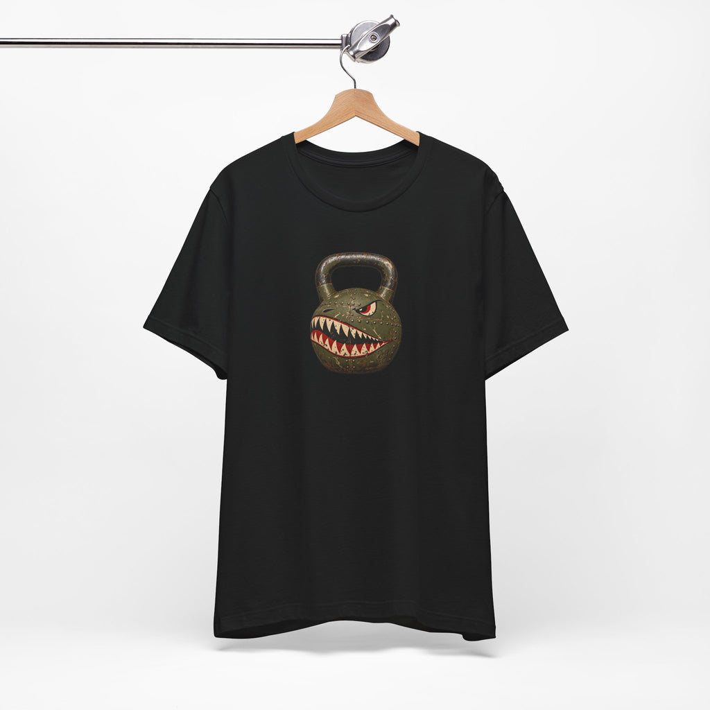 Kettlebell Shark Face Graphic — Unisex T-Shirt