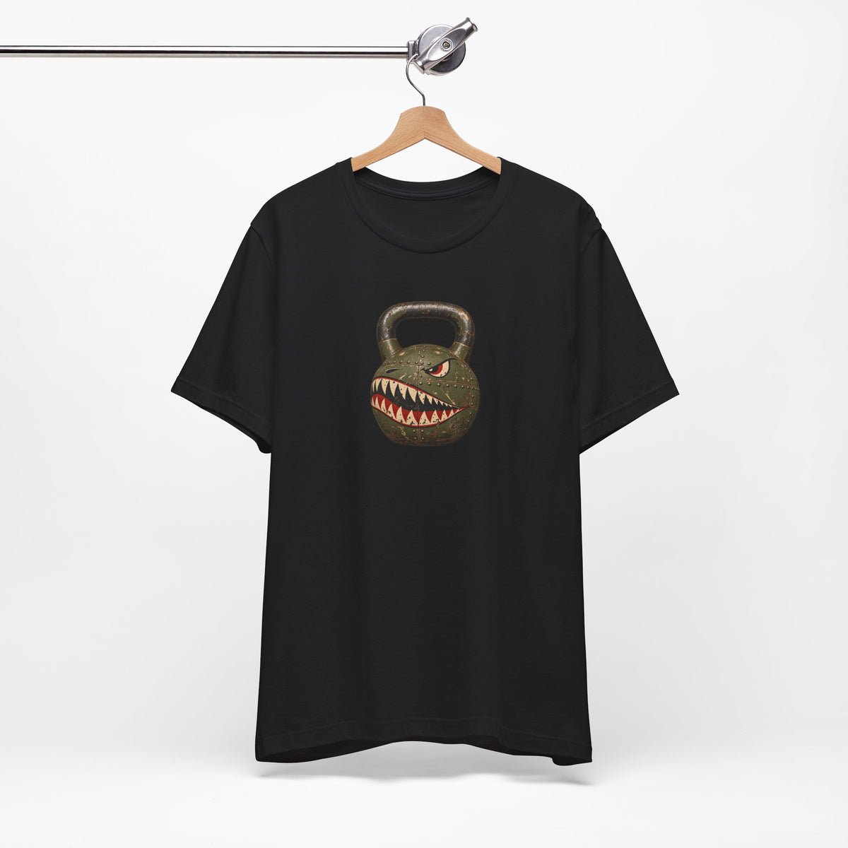 Kettlebell Shark Face Graphic — Unisex T-Shirt