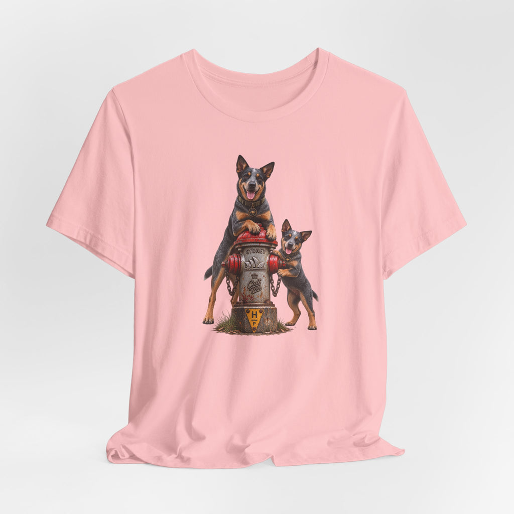 Sydney Fire Hydrant — Australian Cattle Dog Unisex Graphic T-Shirt