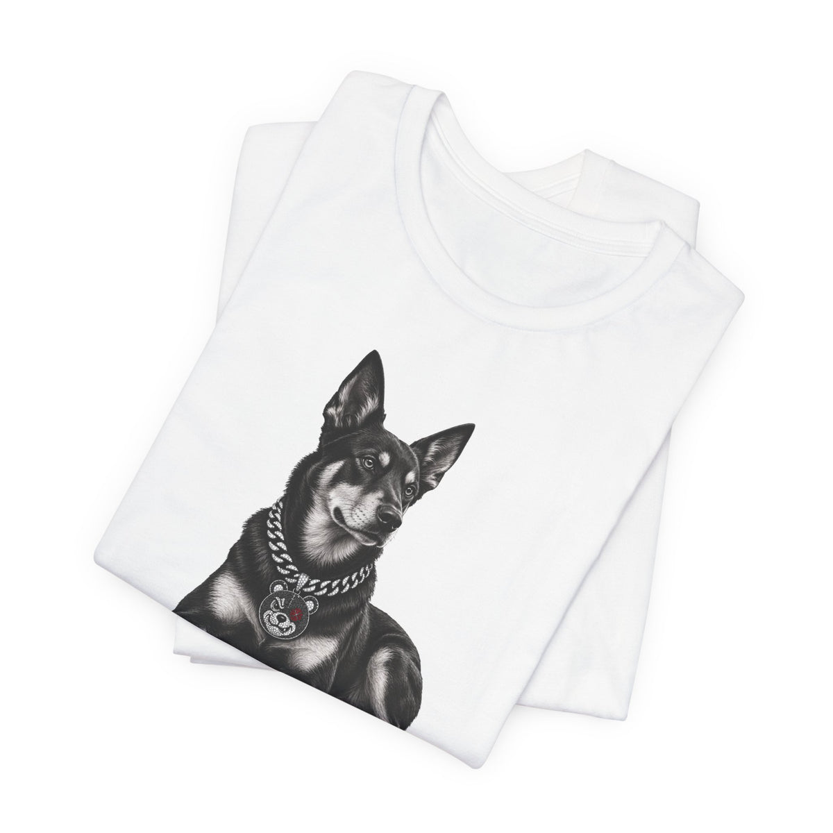 Monochrom Kelpie T-Shirt — Unisex Graphic Dog Lover T-Shirt