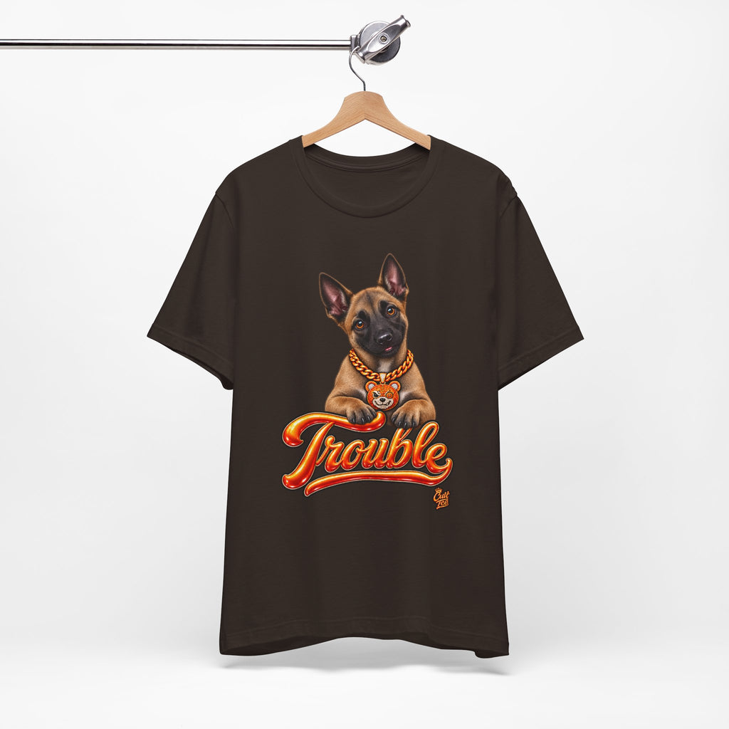 "Trouble" Belgian Malinois Tee - Unisex Graphic T-Shirt