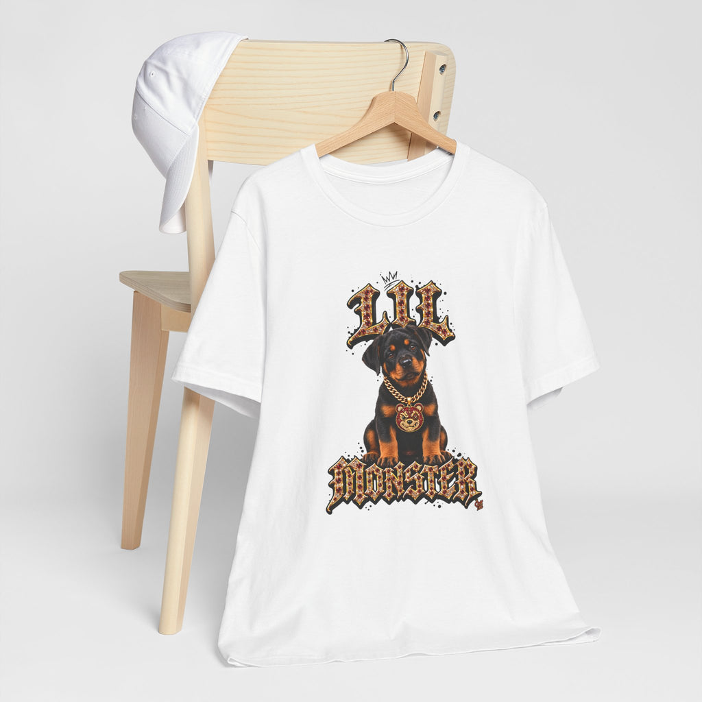 Rottweiler Puppy ‘Lil Monster’  Tee — Unisex Graphic T-Shirt