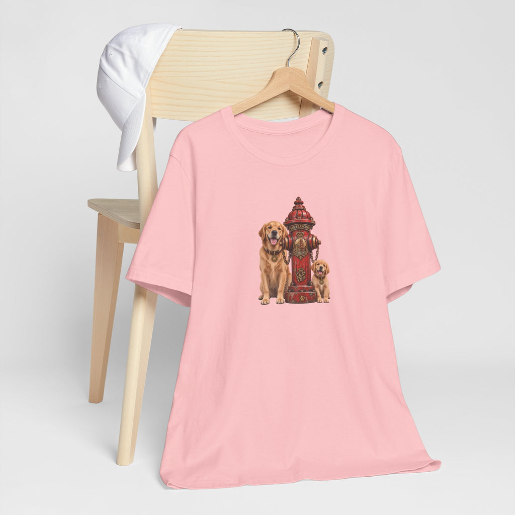 San Francisco Fire Hydrant - Golden Retriever Unisex T-Shirt