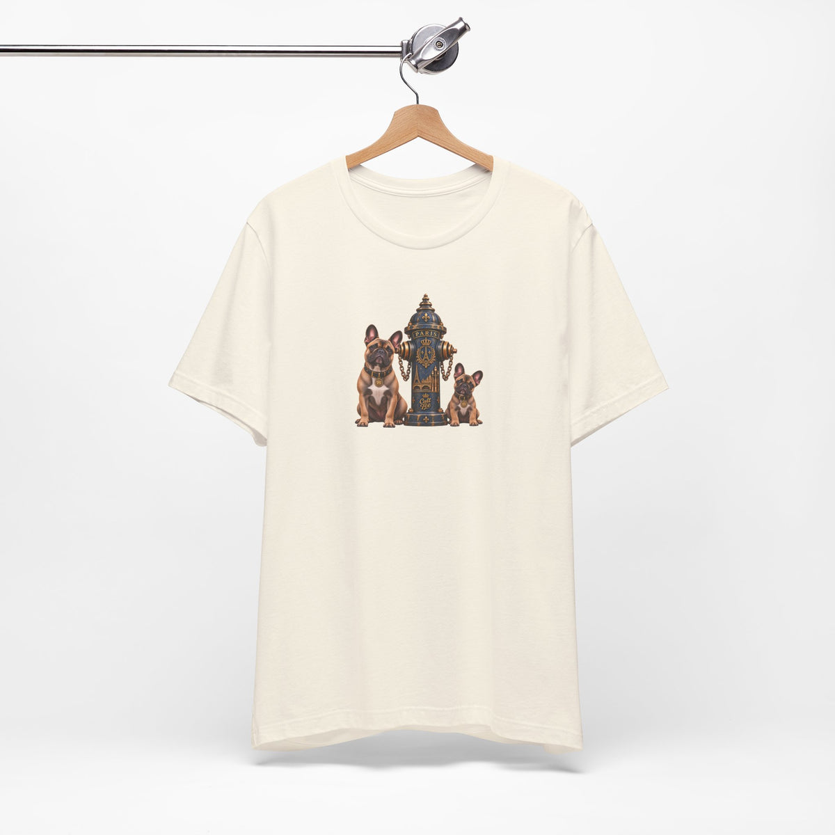 Paris Fire Hydrant —  French Bulldog Unisex T-Shirt