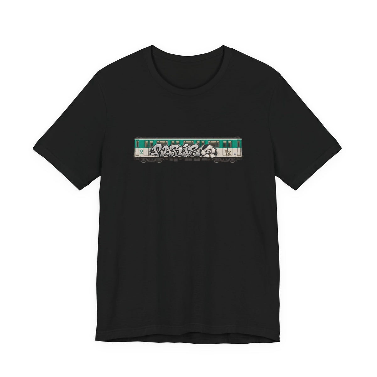 Paris Metro Train T-Shirt – Unisex Graffiti Art Tee