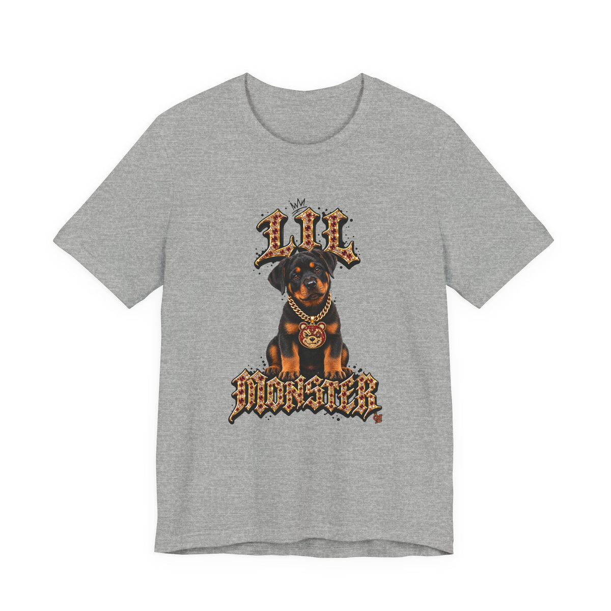 Rottweiler Puppy ‘Lil Monster’  Tee — Unisex Graphic T-Shirt