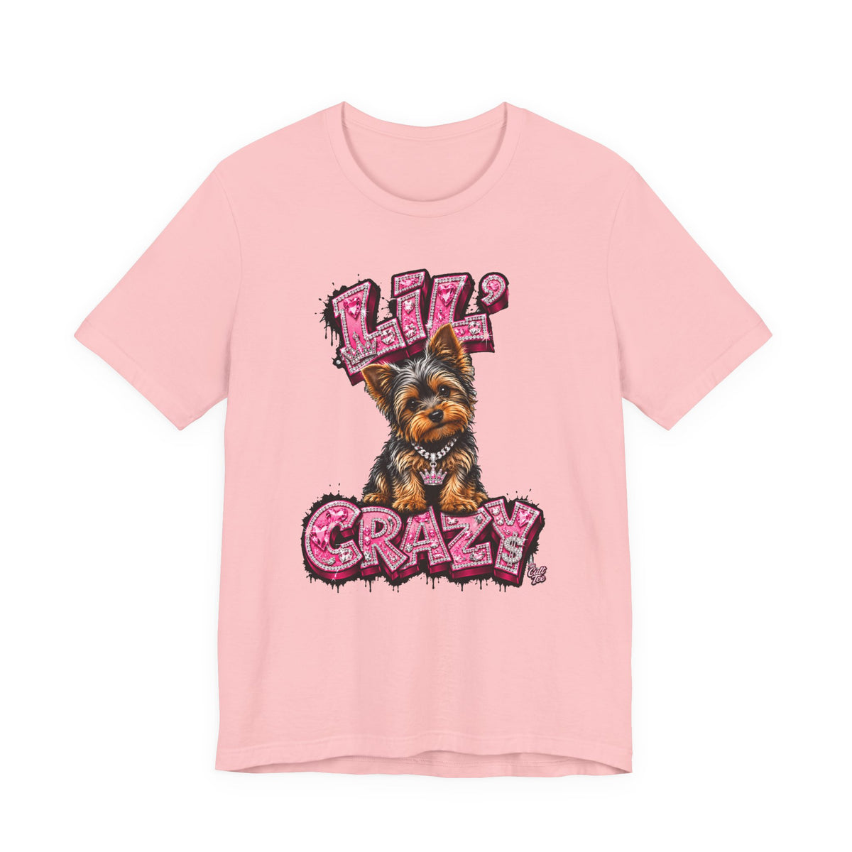 Yorkshire Terrier (Yorkie) Puppy ‘Lil' Crazy’ T-Shirt – Unisex Graphic Tee