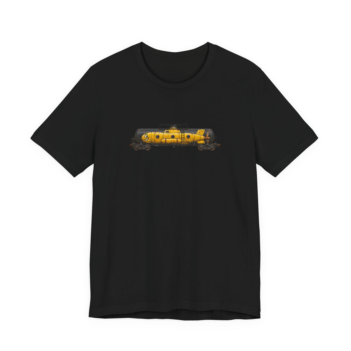 Yellow Submarine Tanker Train Tee — Unisex T-Shirt