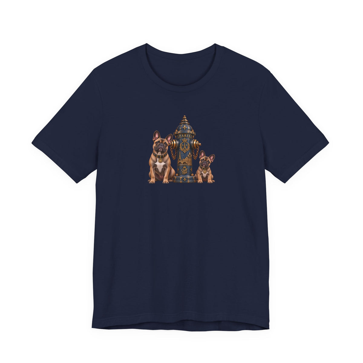 Paris Fire Hydrant —  French Bulldog Unisex T-Shirt
