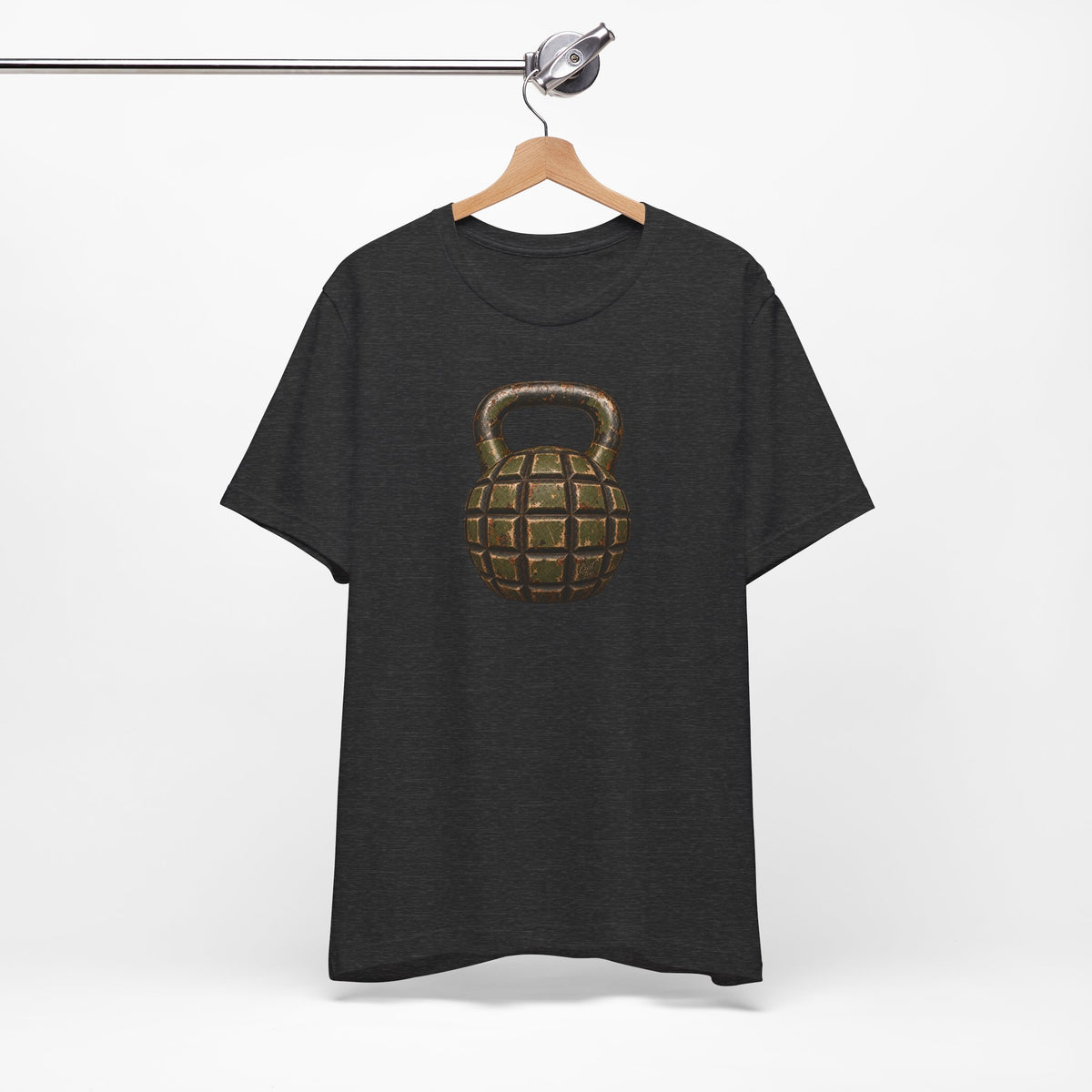 Kettlebell Grenade Graphic T-Shirt – Unisex T-Shirt